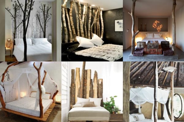 Rustikale Betten im Naturdesign