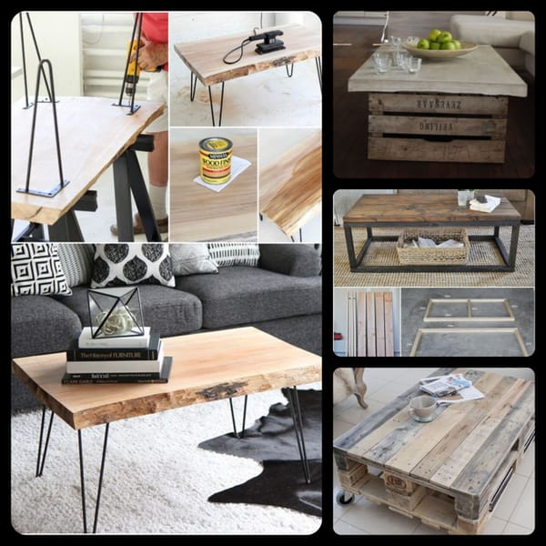 Couchtisch selber bauen: 10 Kreative Diy-Ideen! :)