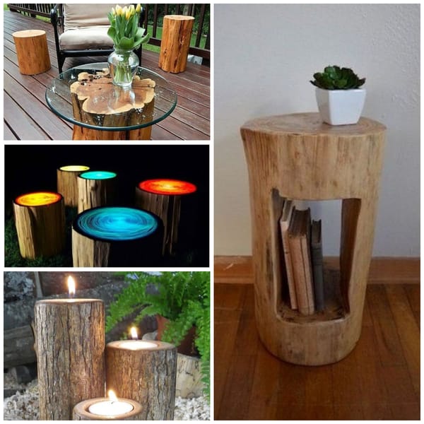 Baumstamm – 12 coole Diy Ideen :)