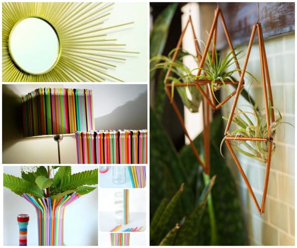 DIY: Plastik Strohhalmen – kreative Bastelideen