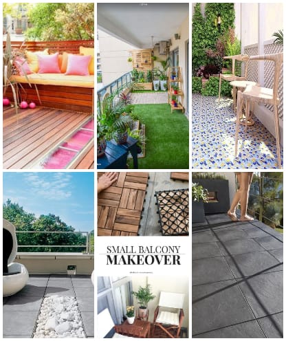 10 Stilvolle Boden-Inspirationen für Balkon/Terrasse  :)