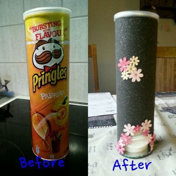 Verschiedene DIY Ideen mit leeren Pringles-Dosen!