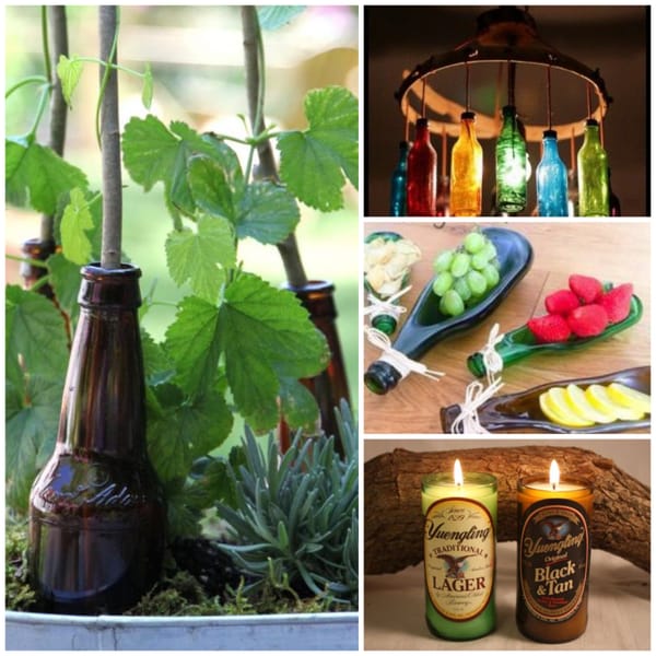 Upcycling: 10 Interessante Ideen mit Bierflaschen