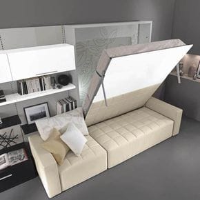 Klappbare Betten: platzsparende Einrichtungsidee für Schlafzimmer