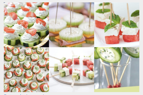 Die BESTEN sommerlichen Snacks mit Gurken und Melonen – einfache Erfrischung :)