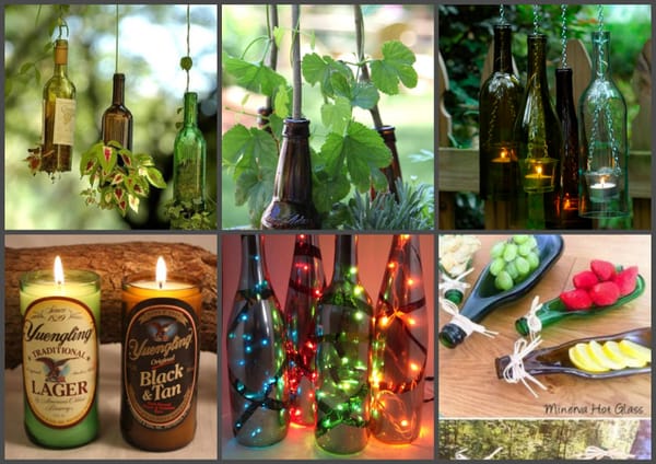 Upcycling: 10 coole Diy Ideen mit Bierflaschen :)