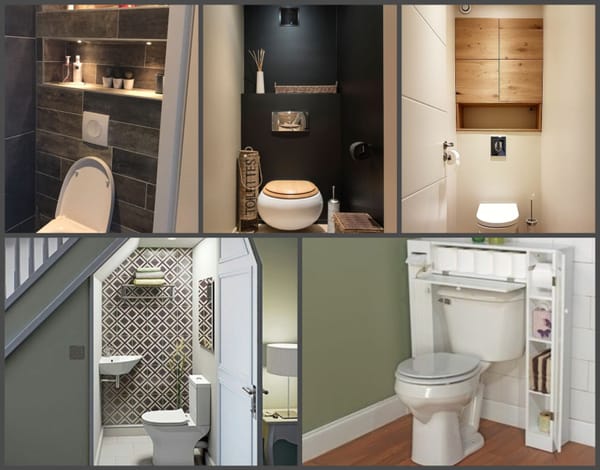 Toilette Ideen – Gäste WC kreativ gestalten