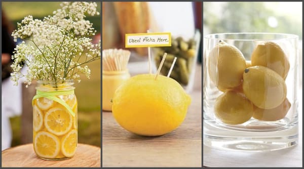Frische (Deko)Ideen mit Zitrone