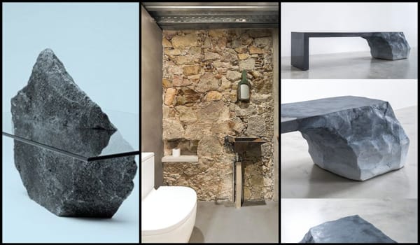 Stein-Design: stilvolle verschiedene Inspirationen für innen