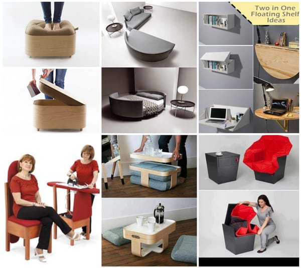 Clevere Wohnideen: Intelligente 2-in-1 Möbelstücke für kleine Räume!
