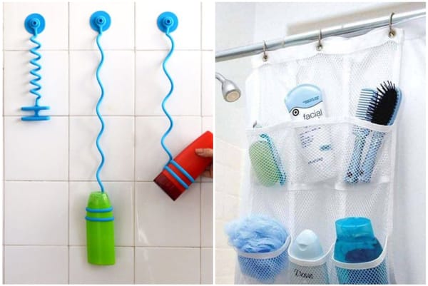 Aufbewahrung für deine Dusche: 10+ geniale Duschideen