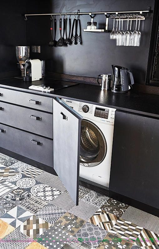 Waschmaschine verstecken – elegante Inspirationen