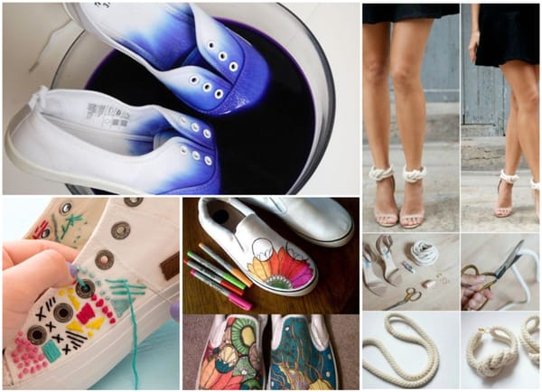 Schuhe aufpeppen: 10+ stilvolle Diy Ideen :)