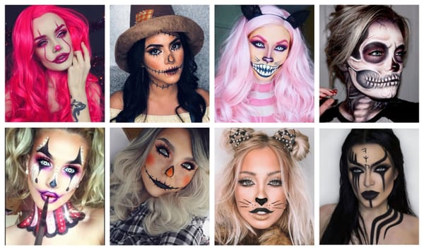 Last Minute Ideen für Halloween-Makeup, die einfach nachzumachen sind :)