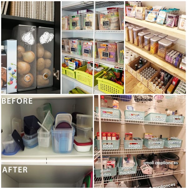 Aufbewahrung für die Küche/Speisekammer: 11 Aufbewahrungsbox-Ideen!