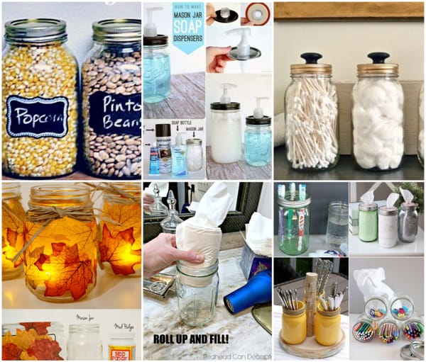 10+ Verschiedene Diy Ideen aus leeren Lebensmittel Gläsern