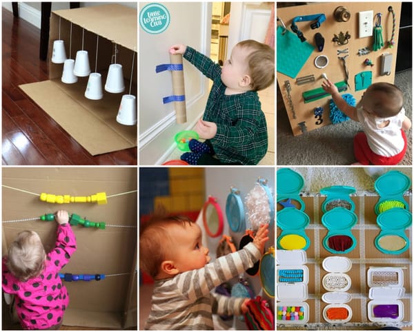 DIY Interaktive Spielzeuge für Babys und Kleinkinder :)
