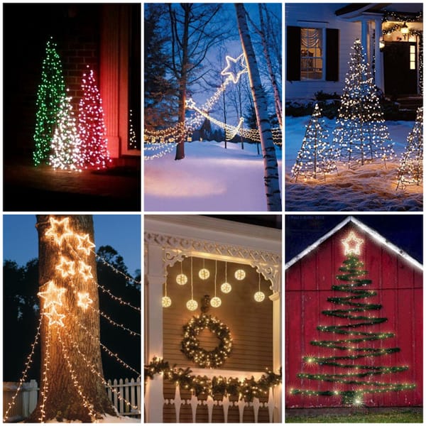 Weihnachtsbeleuchtung – stimmungsvolle Ideen für draußen :)