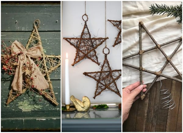 Tolle einfache DIY-Ideen für Weihnachtssterne