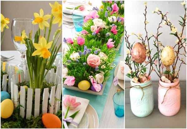 10 Kreative Diy Ostern Tisch-Dekoideen ! :)