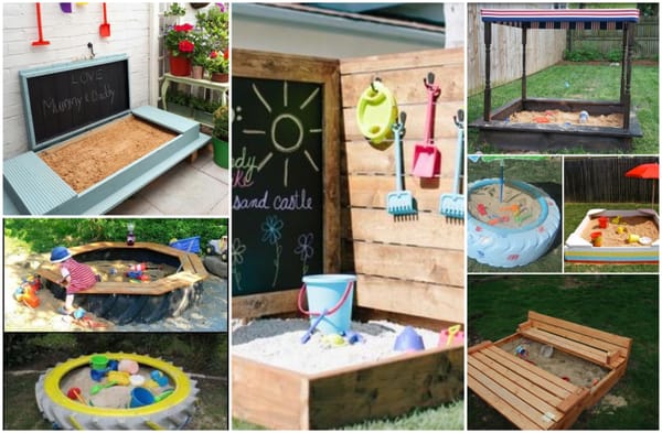 Sandkasten für Kinder selber bauen – 10 kreative Ideen