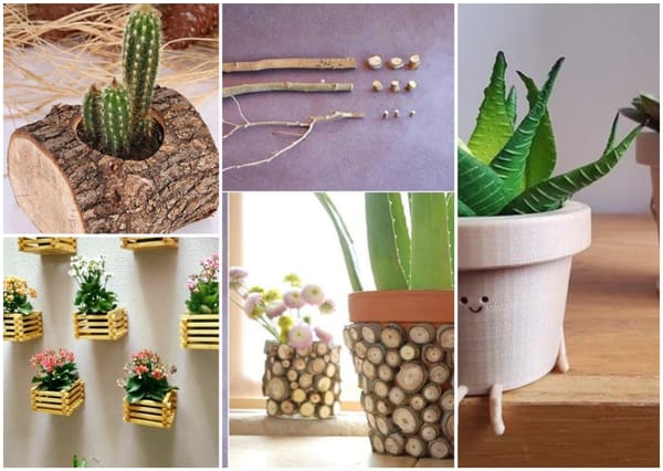 Tolle interessante DIY Blumentopf-Ideen :)