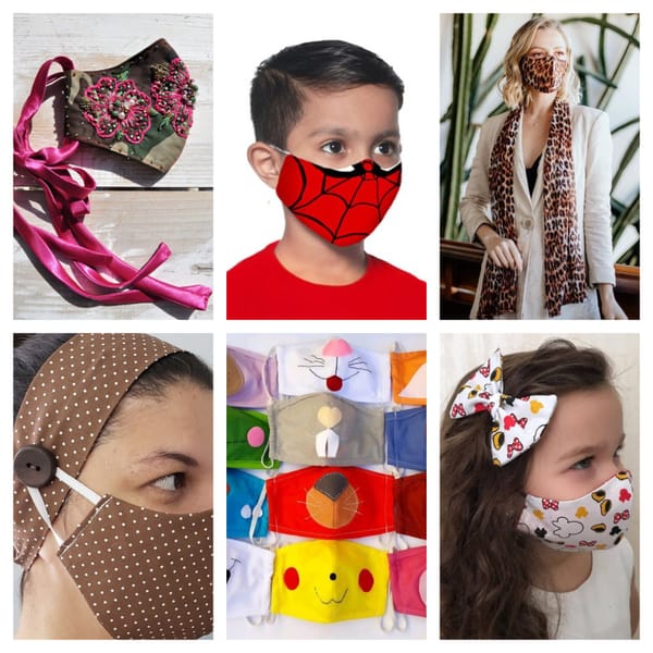 Hübsche Mund-Nasen-Masken Ideen für alle