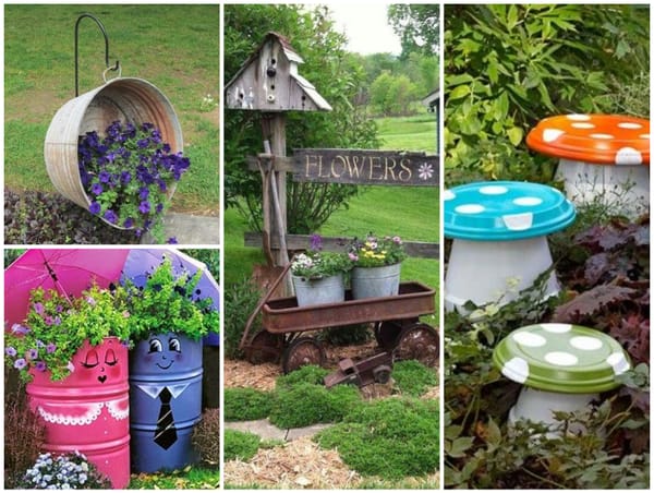 Garten dekorieren: 10 tolle verschiedene Ideen