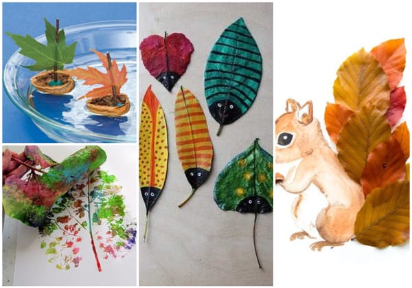 Herbstbasteln mit Kindern – 10 tolle kreative Ideen :)