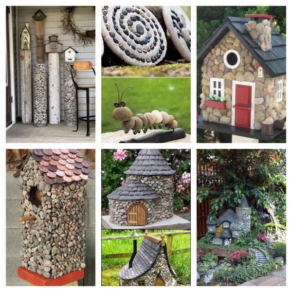 DIY – Kreative Garten Dekorationen mit Steinen