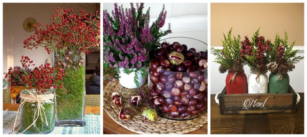 Mehr als 10 Ideen für winterliche Tischdeko mit Pflanzen :)