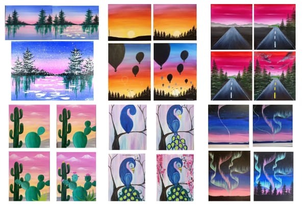 Malen für Anfänger: einfache Foto-Anleitungen für Malen mit Akrylfarben