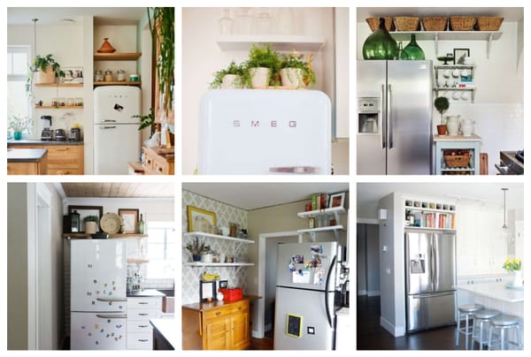 Trick für eure Küche: Raum über dem Kühlschrank effektiv nutzen! :)