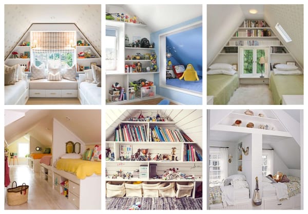 Kinderzimmer im Dachboden: Einrichtungsideen für wenig Platz! :)