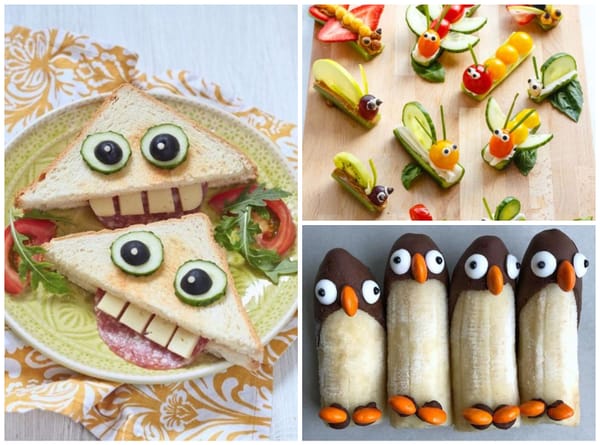 10 Kreative (einfache) Snacks für Kinder :)