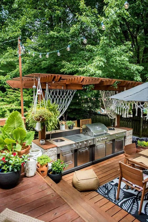 Garten-Außenküche: 10 herrliche Inspirationen!