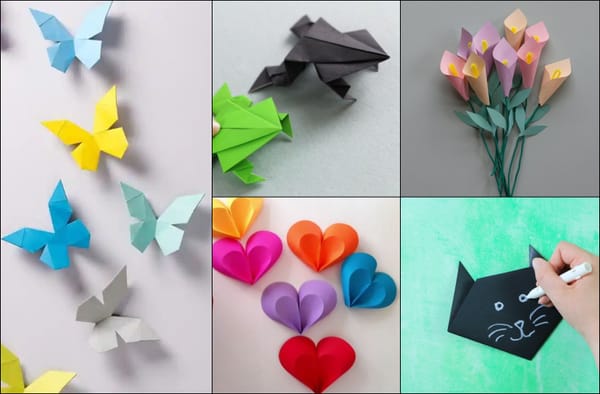 Bastelideen aus Papier – Origami für Kinder