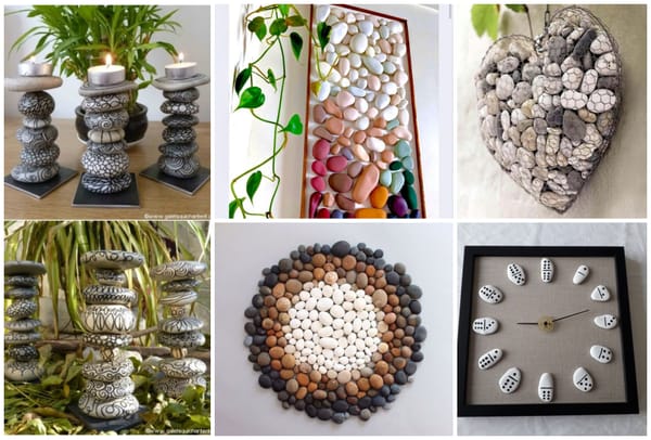 Natürliche Dekoration: DIY Ideen mit Steinen
