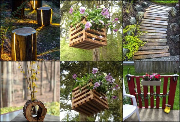 25 außergewöhnliche DIY-Projekte aus Holz für Ihren Garten